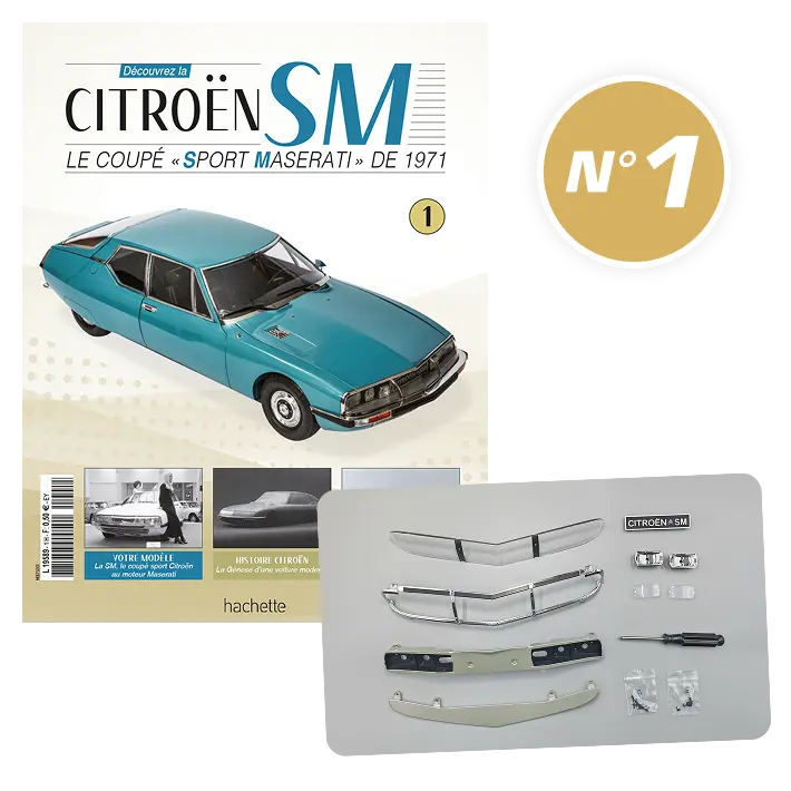 Le N°1 : Un fascicule passionnant + Les pièces de votre maquette